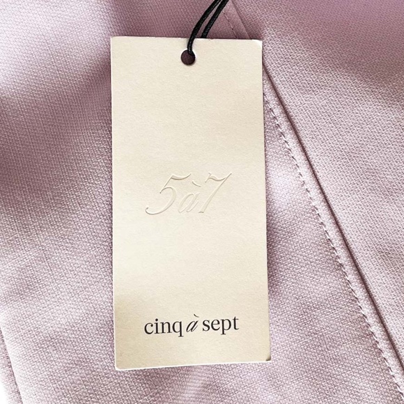 CINQ A SEPT CASSANDRA Strapless Ruffle Dress NWT - Picture 12 of 15